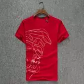 versace vintage logo-print t-shirt cool v218 red